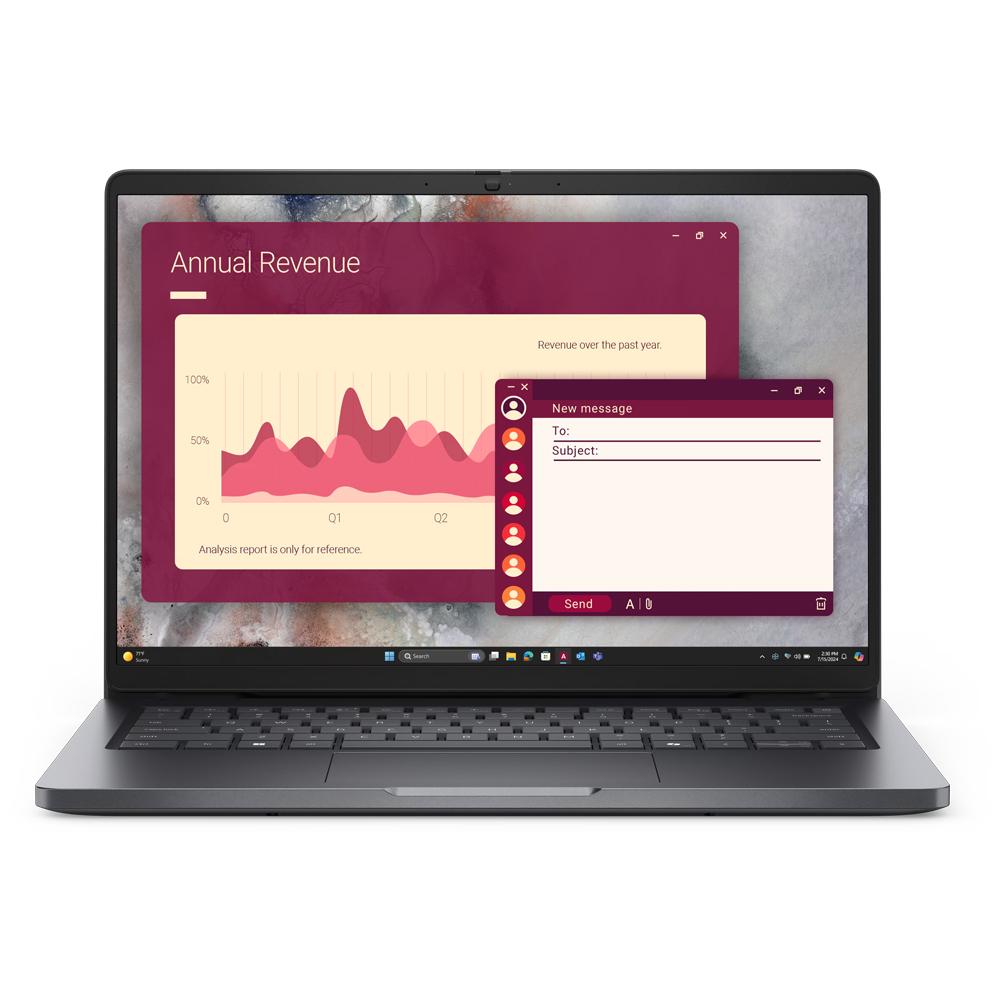 Notebook Dell Pro 14250 U5-235U 16Gb 512 W11P 3Y Y5C5C 1