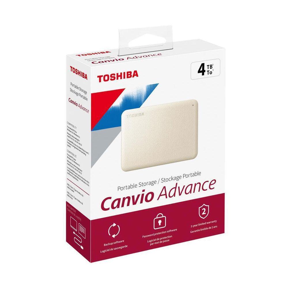 Disco Duro Toshiba 4TB Externo Canvio Advance Blan HDTCA40XW3CA 1