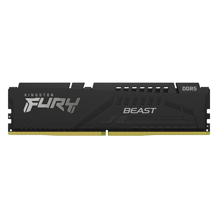 Memoria 16GB 5200MHz DDR5 CL40 DIMM FURY Beast Bla KF552C40BB-16 1