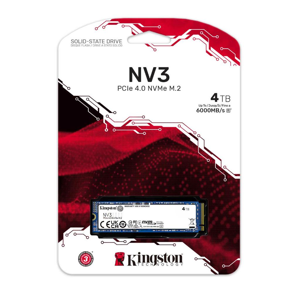 Disco Duro 4000G NV3 M.2 2280 PCIe 4.0 NVMe SSD SNV3S/4000G 1
