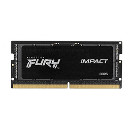 Memoria 16GB 4800MT/s DDR5 CL38 SODIMM FURY Impact KF548S38IB-16