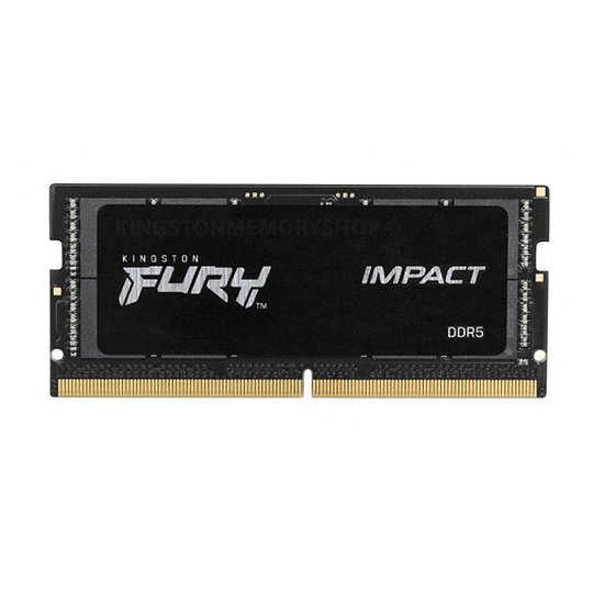 Memoria 16GB 4800MT/s DDR5 CL38 SODIMM FURY Impact KF548S38IB-16