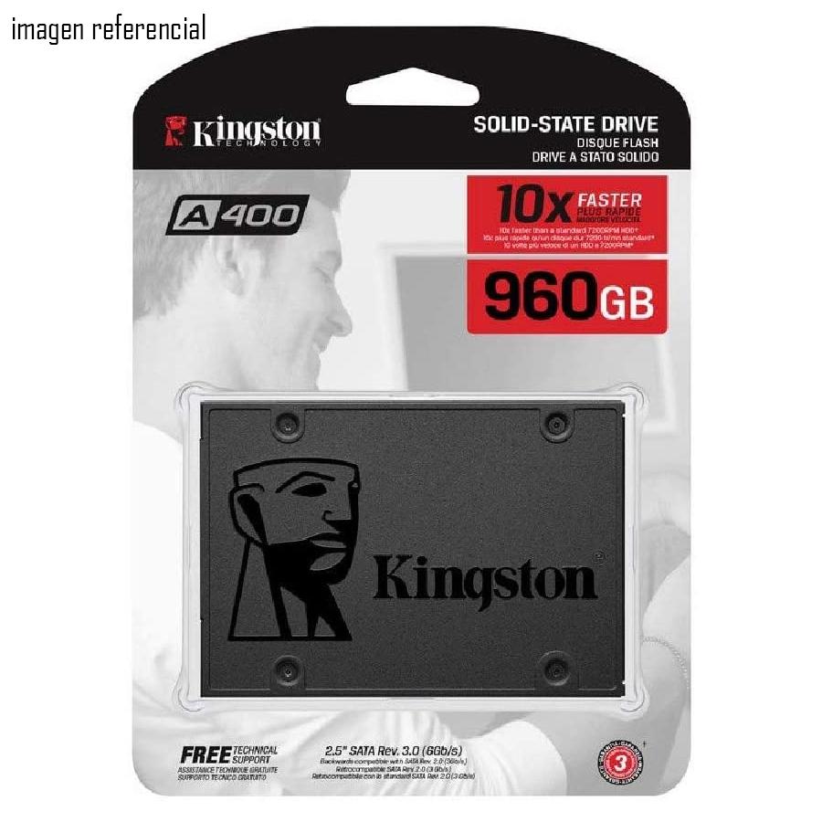 Disco Duro SSD 960GB A400 SATA3 2.5 (7mm height) SA400S37/960G 1