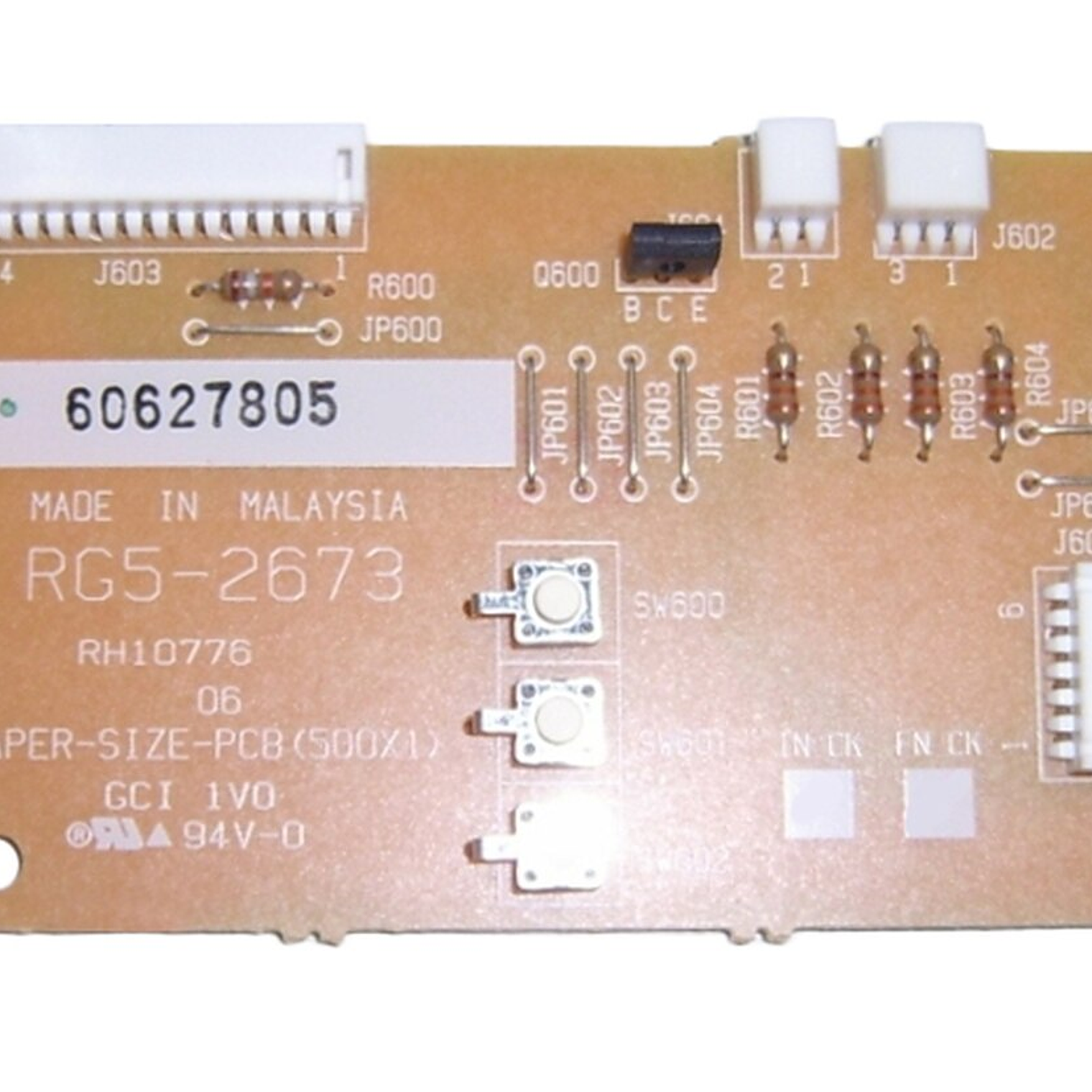 Paper Size Pcb Assy R RG5-2673 1