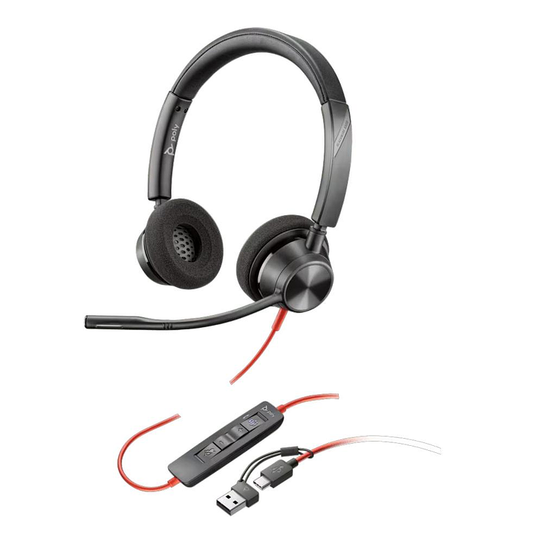 Auriculares Poly Blackwire 3320 Stereo MSTeams - 8X220AA 1