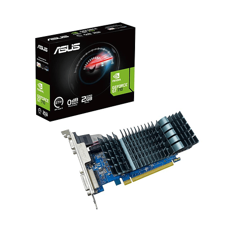 Tarjeta de Video ASUS GT710-SL-2GD3-BRK-EVO - 90YV0I70-M0NA00