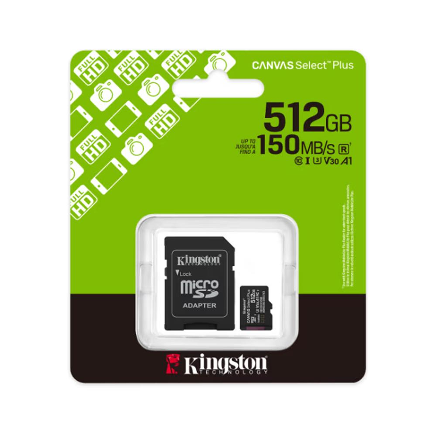 Memoria 512GB micro SDXC Canvas Select Plus Gen3 1 - SDCS3/512GB 1