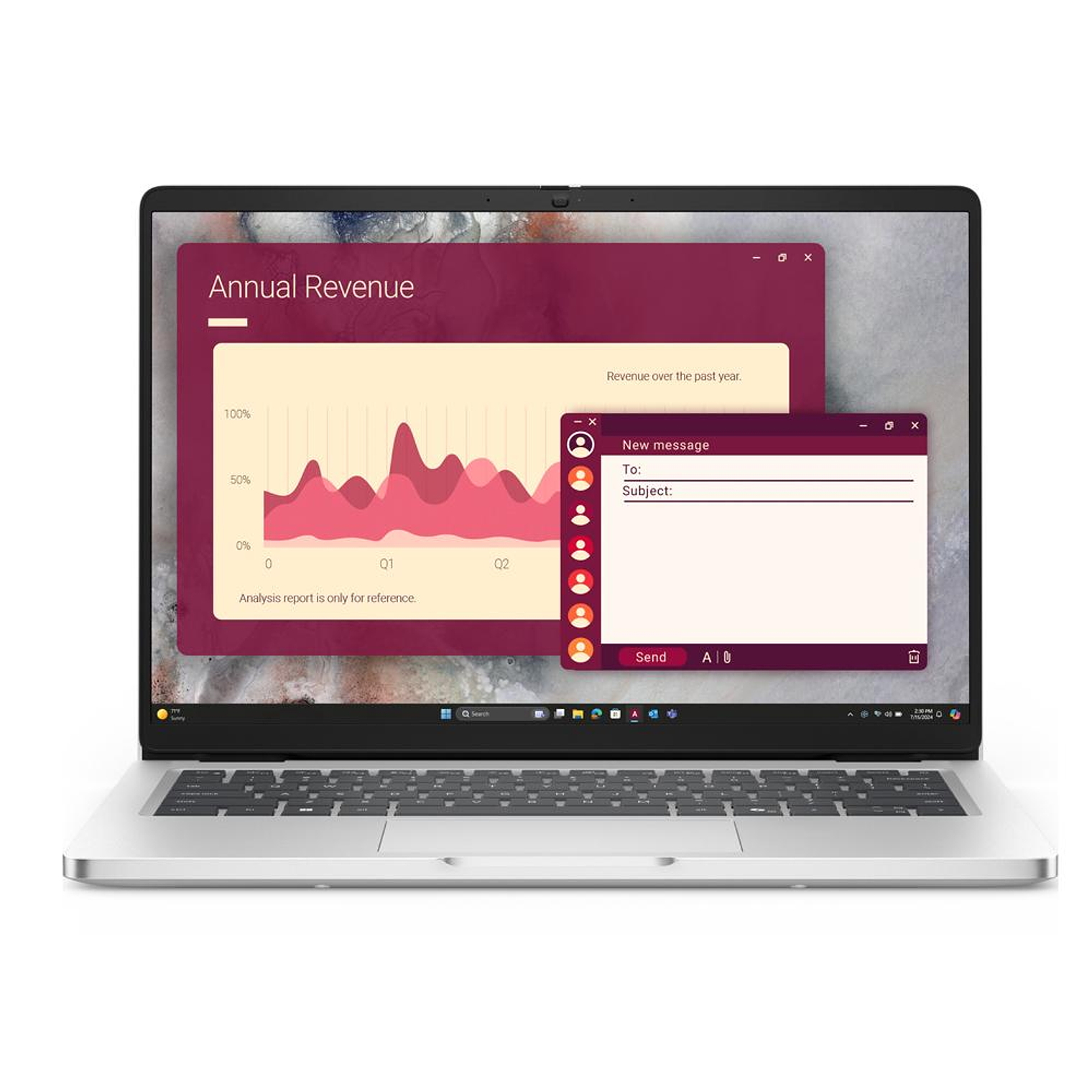 Notebook DELL PRO14 SILVER U7 255U 32GB 1TB W11 3Y - PC14250_U7ARL321T 1