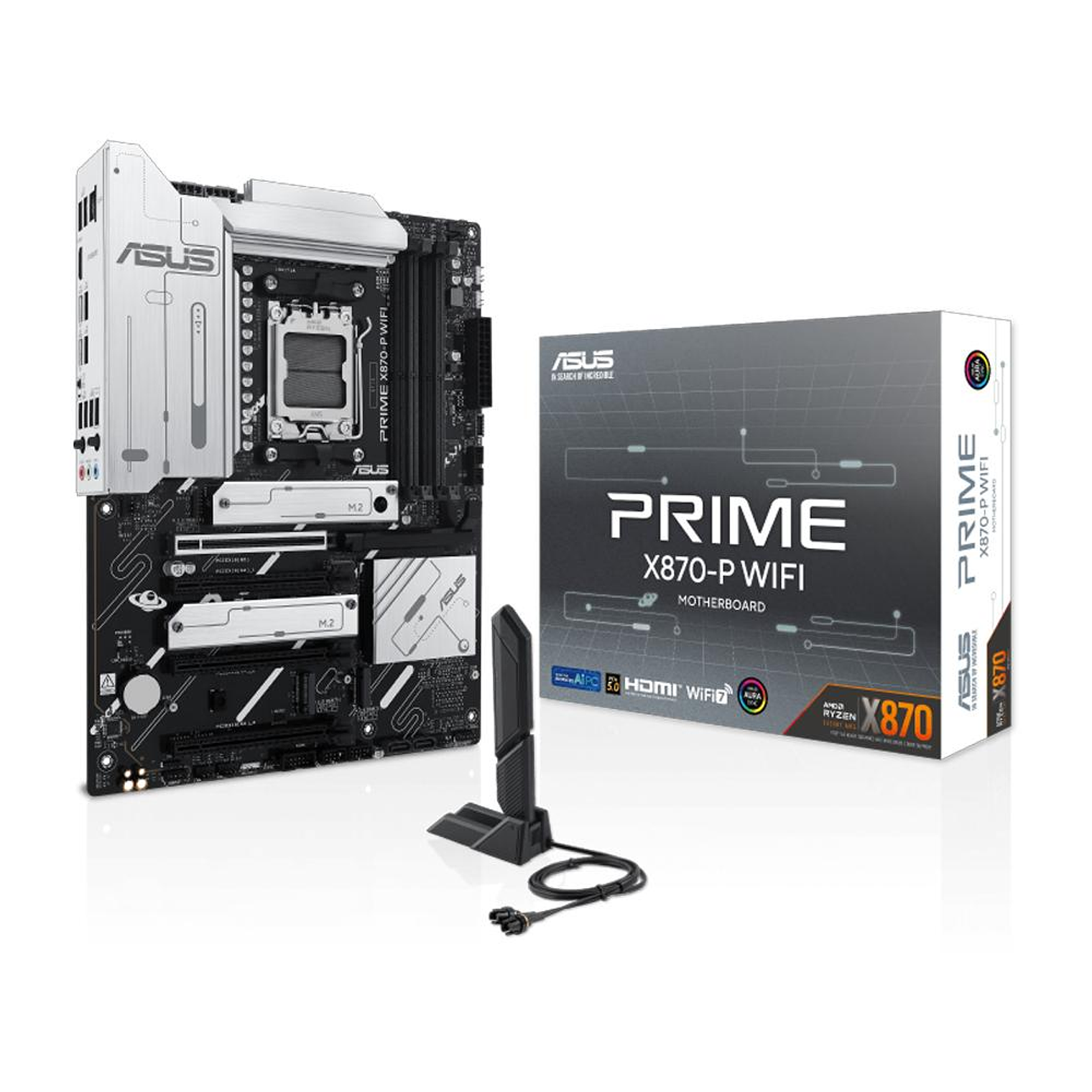 Tarjeta madre Asus Prime X870-P WIFI ATX AM5 - Prime X870-P WIFI 1