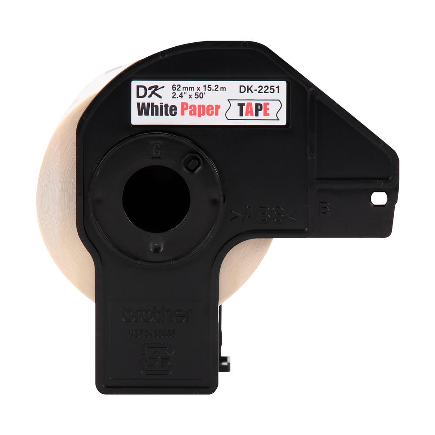 Etiqueta DK2251 continua Negro Rojo para QL-800 - DK2251 1