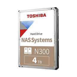 Disco Duro Toshiba Interno N300 to NAS 4TB7200RPM - HDWG740XZSTC