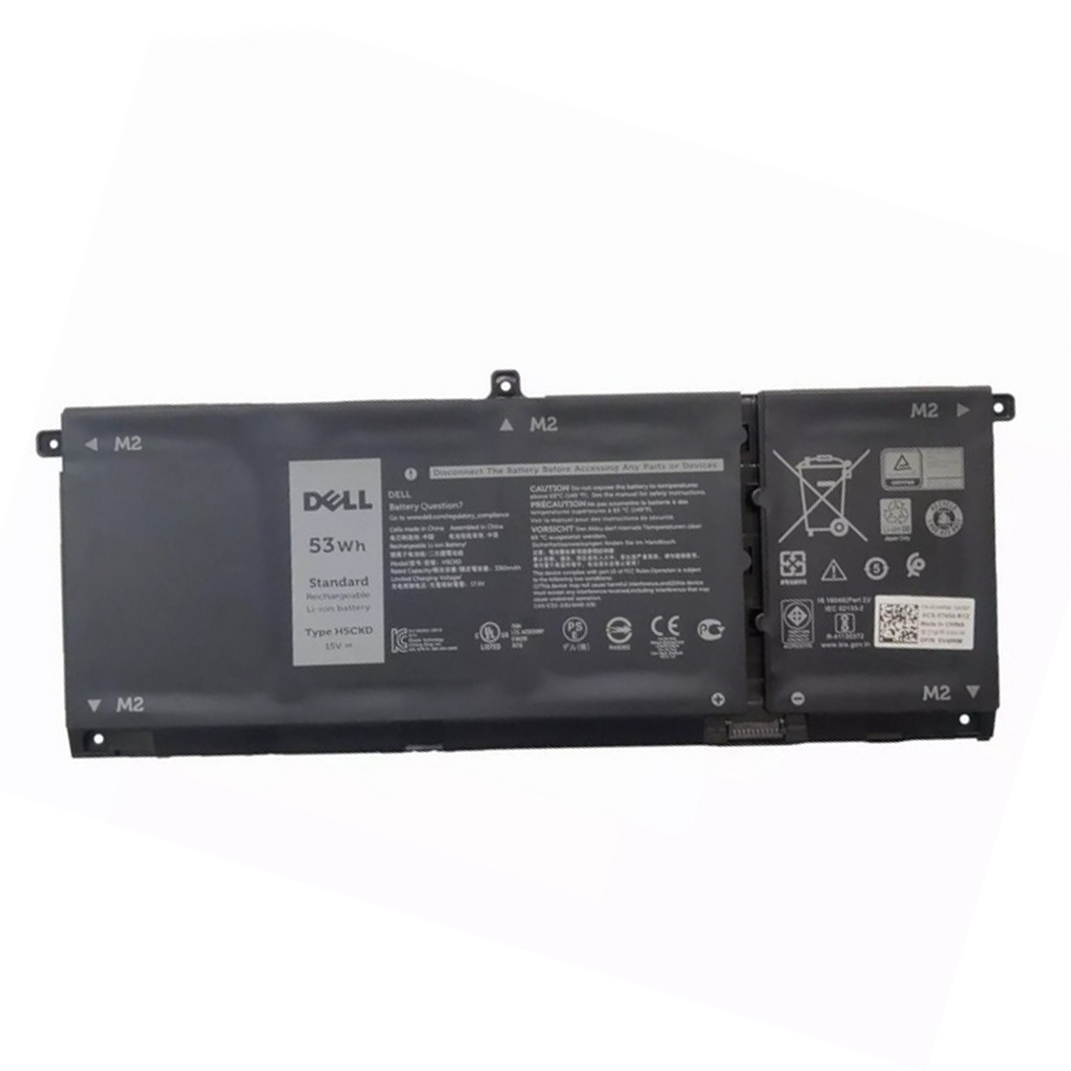 Batería Dell Inspiron 5402 5502 Latitude 3510 4 Celdas 53WH 15V H5CKD 1