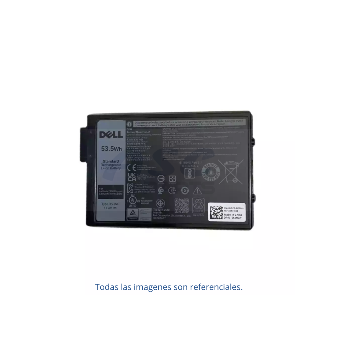 Bateria Dell Latitude 5430 / 7330 Rugged 3 Celdas 53.5Wh 11.4V 6Jrcp M0Tn3 0Xvjnp Xvjnp 1