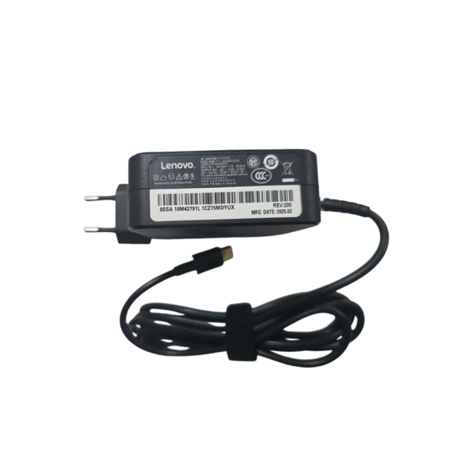 Cargador Lenovo 20V 3.25A 65W PLUG USB-C  2