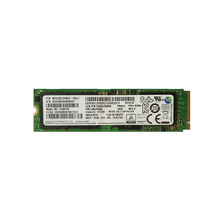 Unidad SSD Lenovo 512GB PCIe 3.0 x4 NVMe M.2 2280 4XB0N10300 1