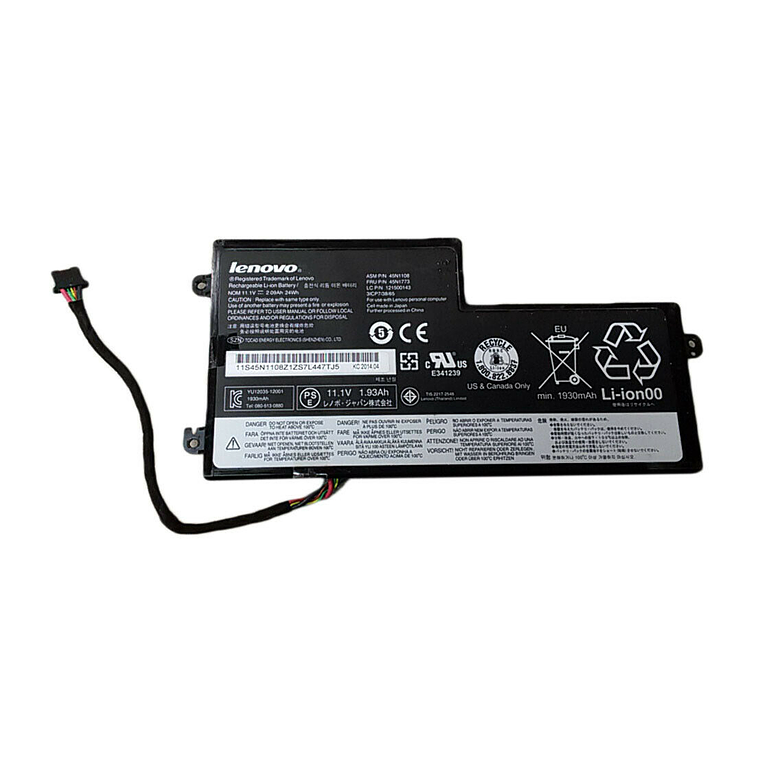 Bateria Original Lenovo Interna T 45N1773 1