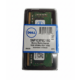 Memoria Dell 16Gb 1Rx8 Ddr4-3200Mhz Sodimm Pc4-25600S 1.2V Unbuffered 260 Pin Snp1Cxp8C/16G Ab371022