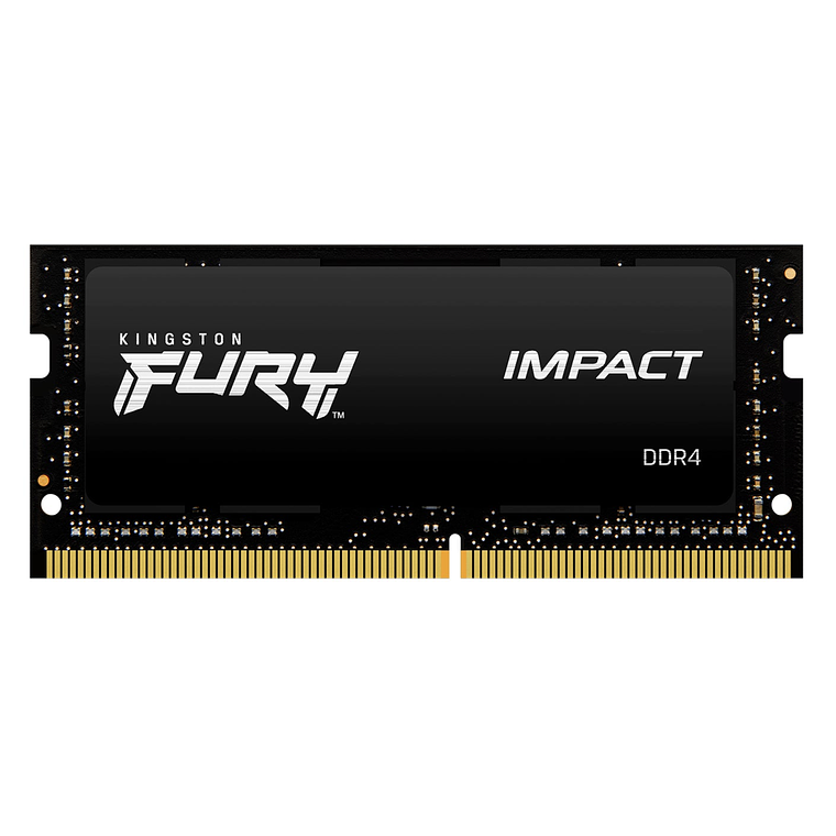 Memoria RAM SODIMM Kingston Fury Impact DDR4 Gamer Negro 16GB 3200MHz KF432S20IB/16 1