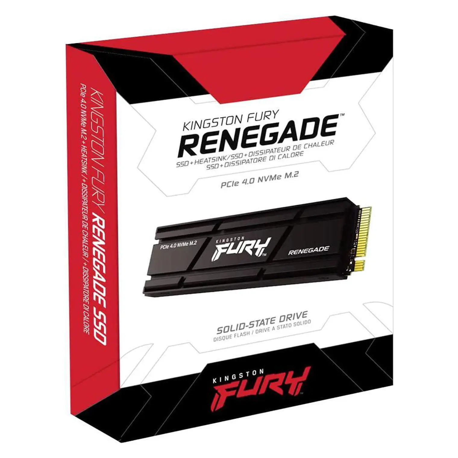 Unidad SSD Kingston Fury Renegade 1TB M2 2280 NVMe PCIe 4.0x4 SFYRSK/1000G 1