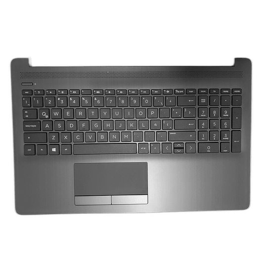 Palmrest Case con Teclado en Español Latino y Touchpad HP 15-DA 15-DR 15-DA0012DX 15-DA0053WM L20386-161