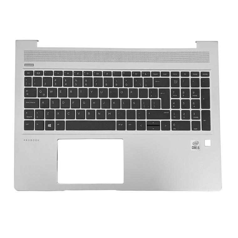 Cover con Teclado Latino HP Probook 450 G6 450 G7 L45091-161 1
