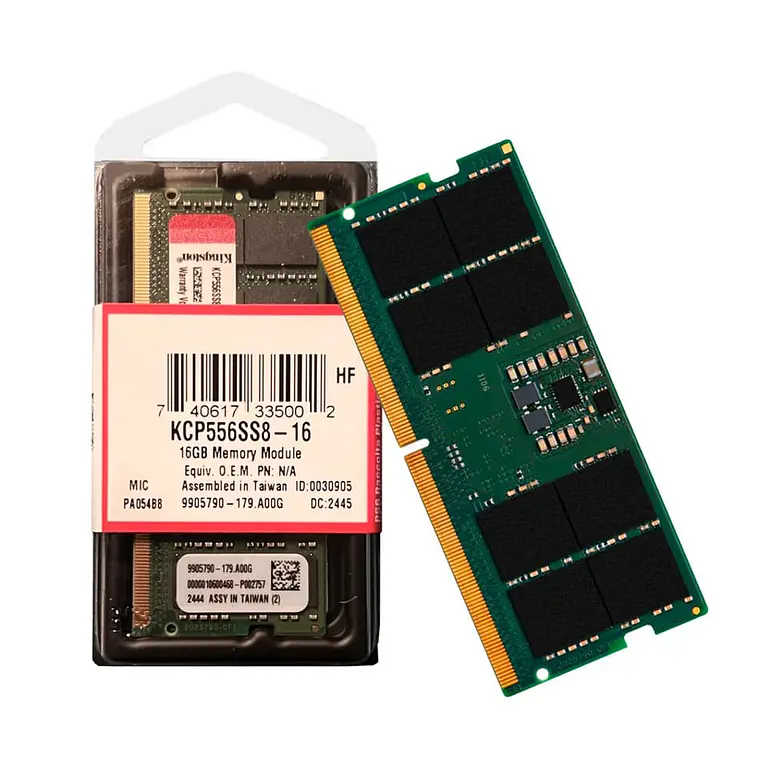 Memoria RAM Kingston SODIMM DDR5 5600MHZ 16GB KCP556SS8-16 1
