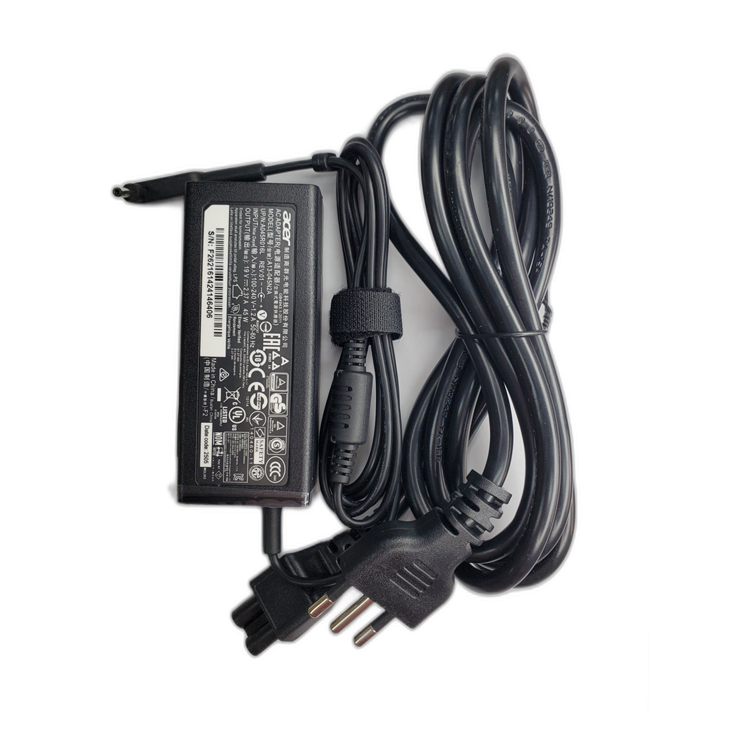 Cargador Original Acer 45W 19V 2. PA-1450-26 2