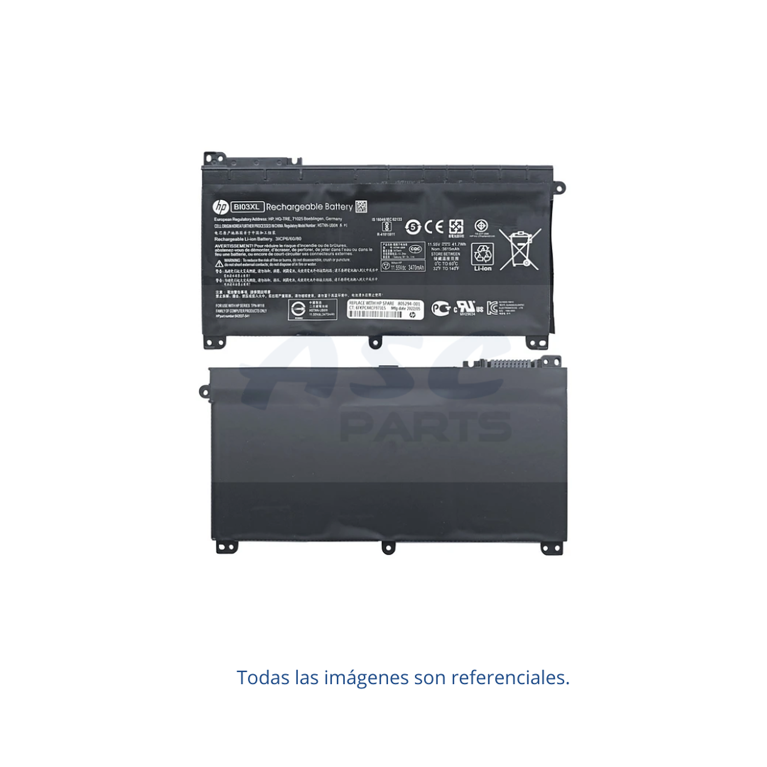 Batería Original Hp Pavilion M3-U 13.3 11.55V 41.7Wh On03Xl 915486-855 1
