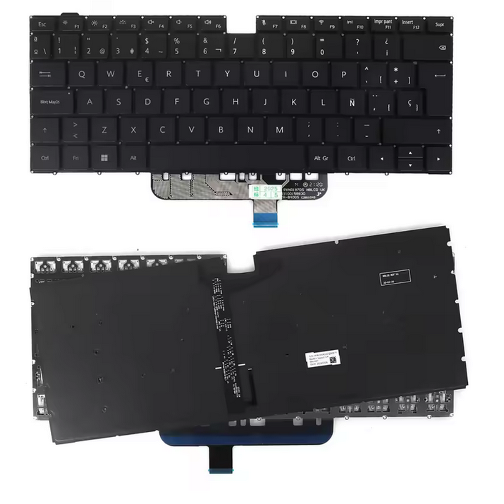 Teclado Huawei Retroiluminado Español Matebook D 14 NBB-WAE9P NBL-WAQ9R 9Z.NG25H.005 1