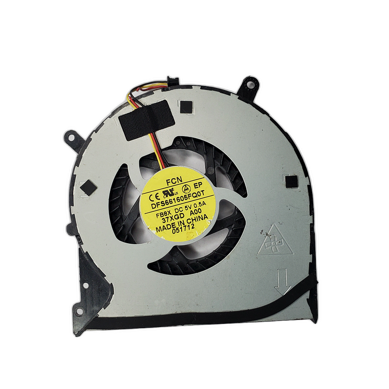 Ventilador Dell XPS 15 L521X DDFS661605FQ0T FB8X  DC28000B4F0 037XGD 2