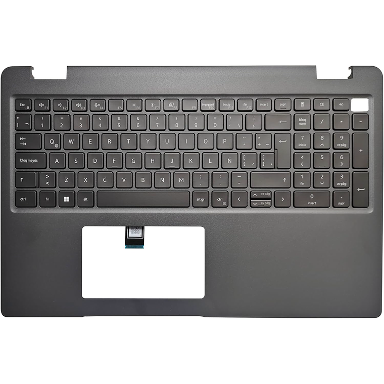 Teclado con Carcasa Dell Latitude 3540 Español sin Touchpad y Puerto SD DVR0W 1