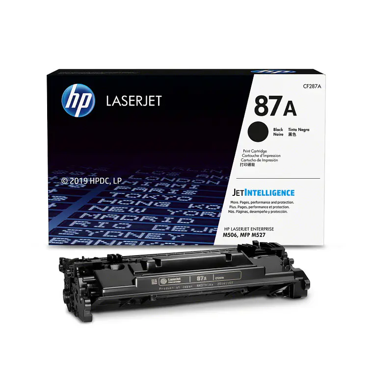 Toner 87A Impresora HP M506 Cf287A 1