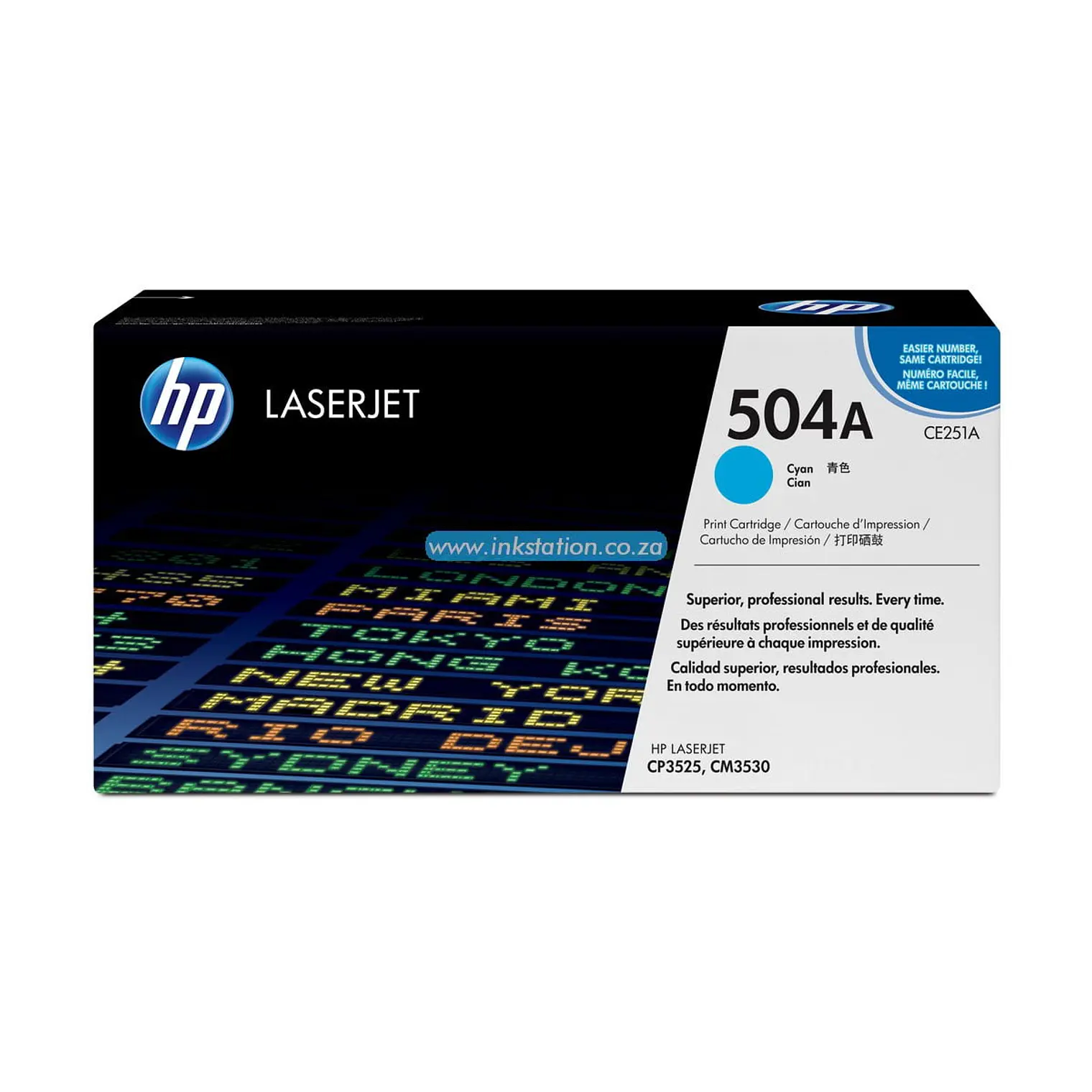 HP 504A Cyan Laserjet Toner CE251A 1