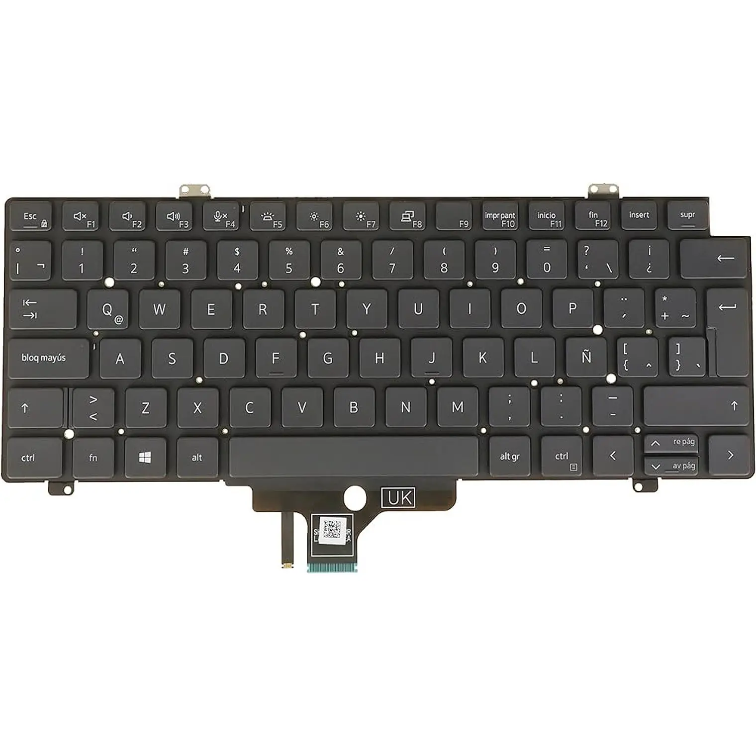 Teclado Dell Precision 3470 3480 Retroiluminado Español 0K5XT4 1