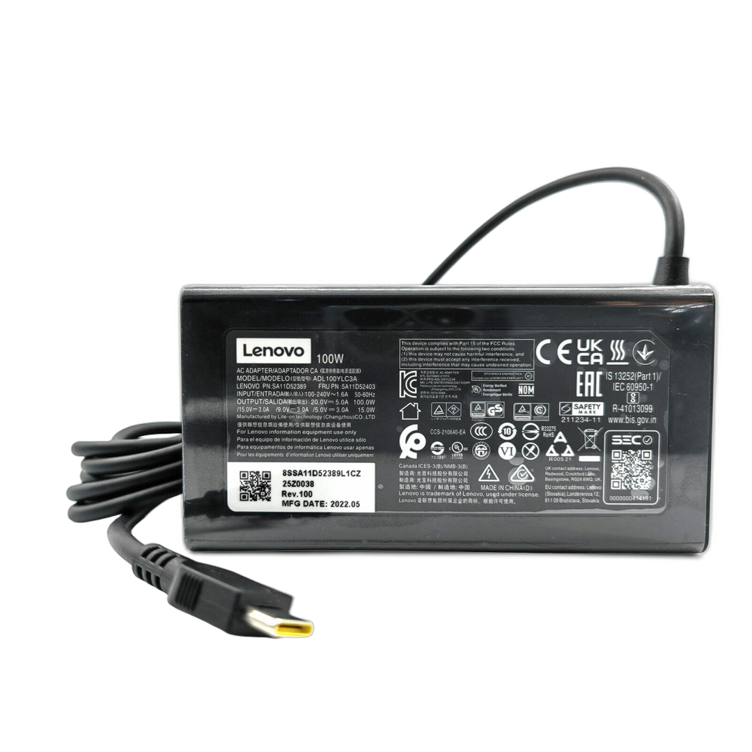 Cargador Lenovo 100W 20V 5A USB-C 5A11D52398 1