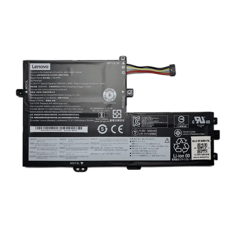 Batería para Lenovo Ideapad C340 S340-14API S340-15IWL 11.4V 36WH  L18L3PF2 L18M3PF6 1