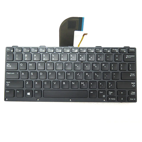Teclado Dell Retroiluminado para Latitude Rugged 12 14 5404 7204 E7204 7214 7414 E5404 E7414  CN-0186TV