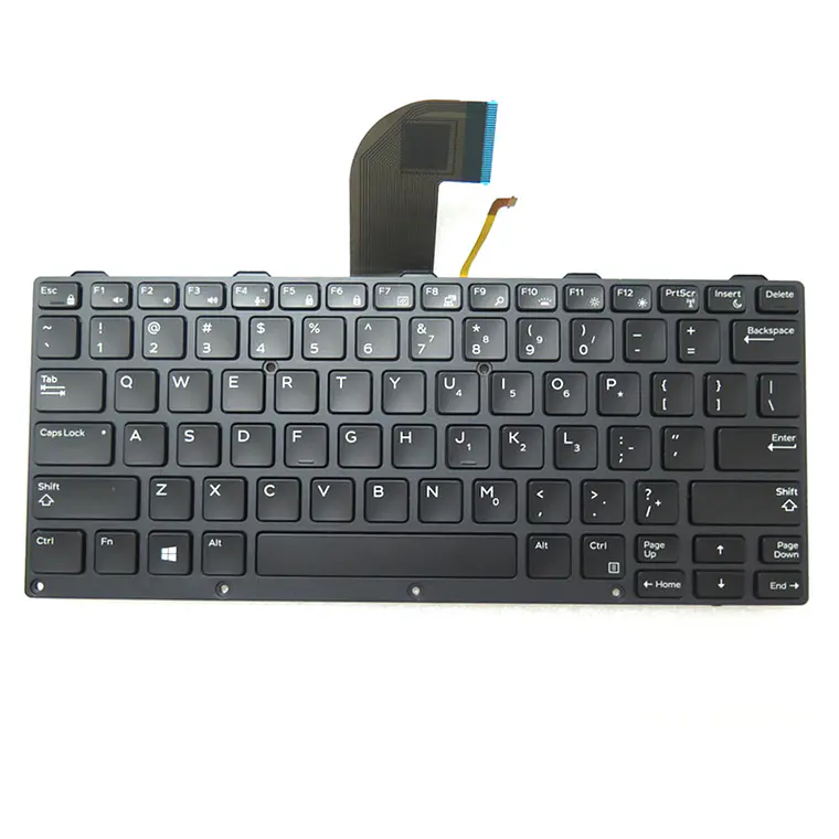 Teclado Dell Retroiluminado para Latitude Rugged 12 14 5404 7204 E7204 7214 7414 E5404 E7414  CN-0186TV 1