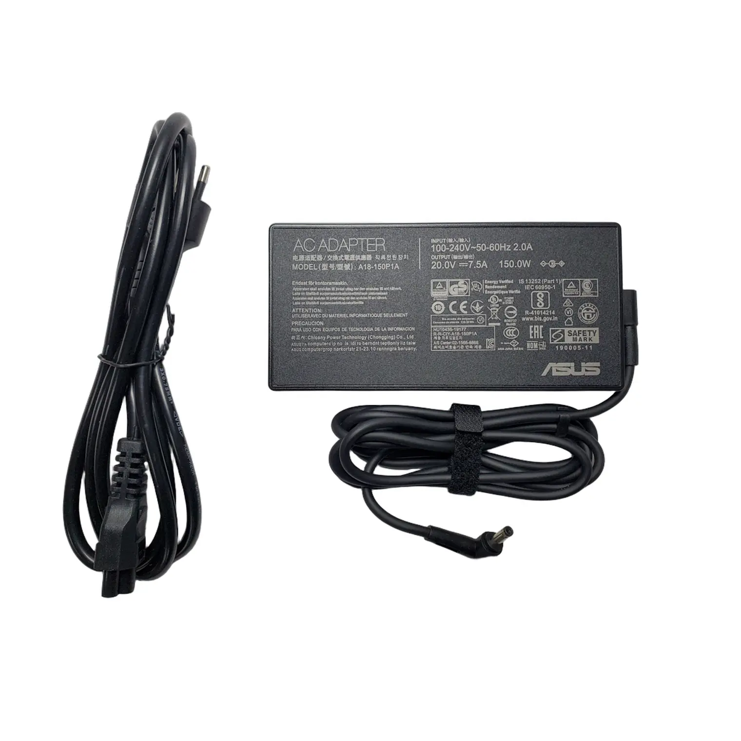 Cargador Asus ROG 20V 7.5A 150W 4.5x3.0mm A18-150P1A 2