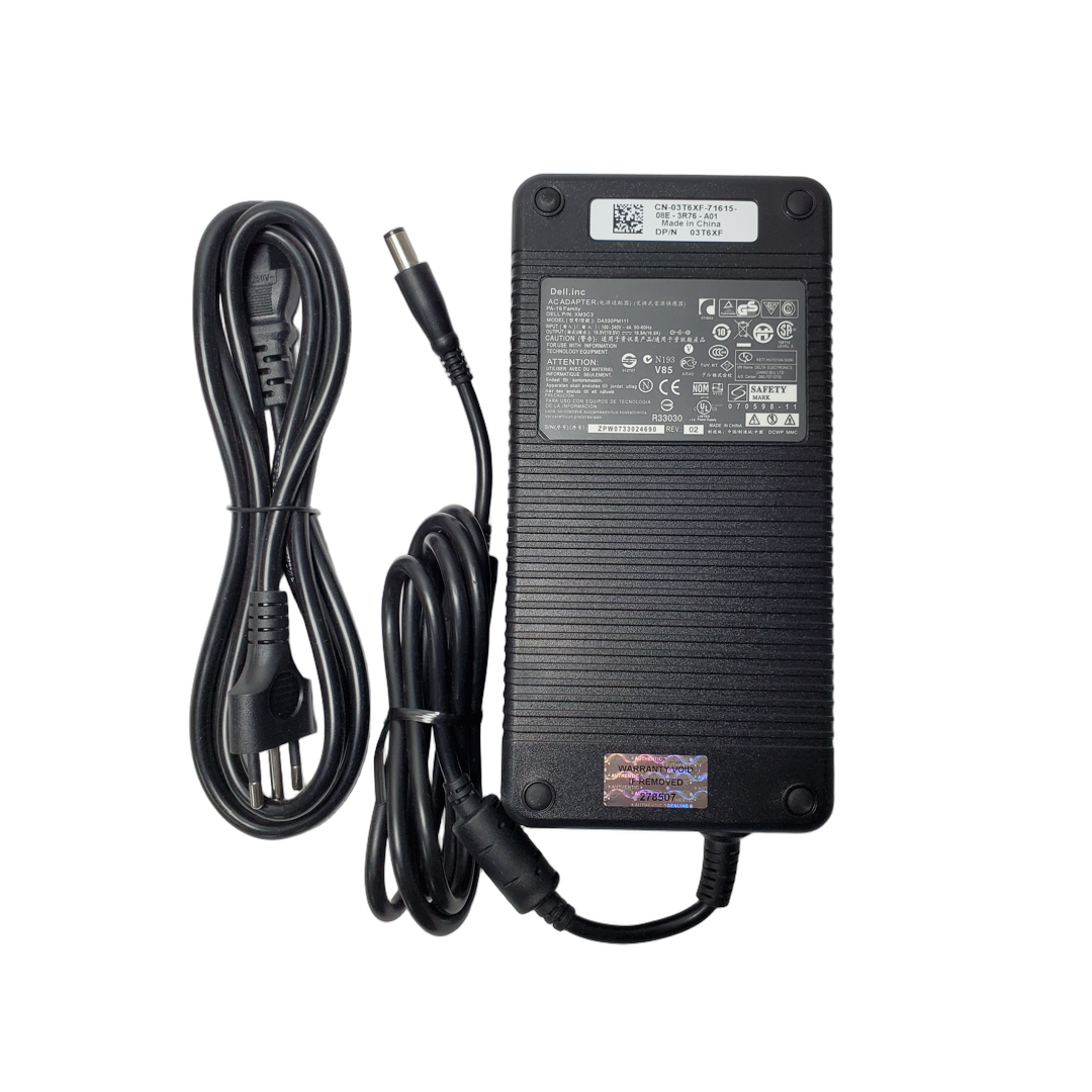 Cargador Dell Alienware 300W 19.5V 16.9A Pin Central 7.4x5.0mm, M11x, M1 M17, M18-R2, DA330PM111  2