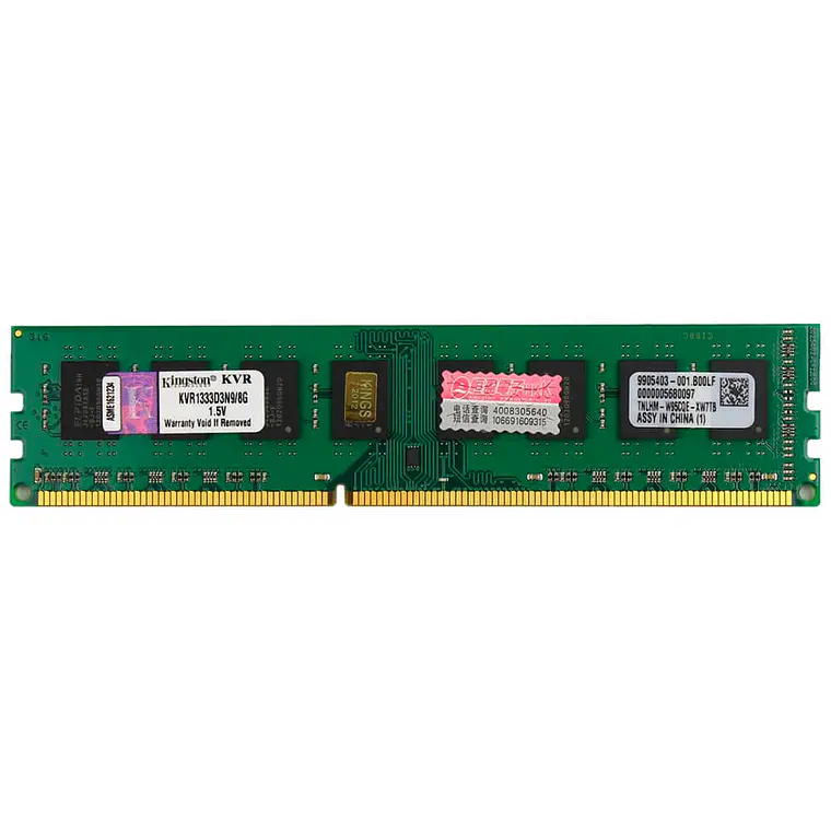 Memoria RAM Kingston DDR3 8GB 1333MHz PC KVR1333D3N9/8G 1