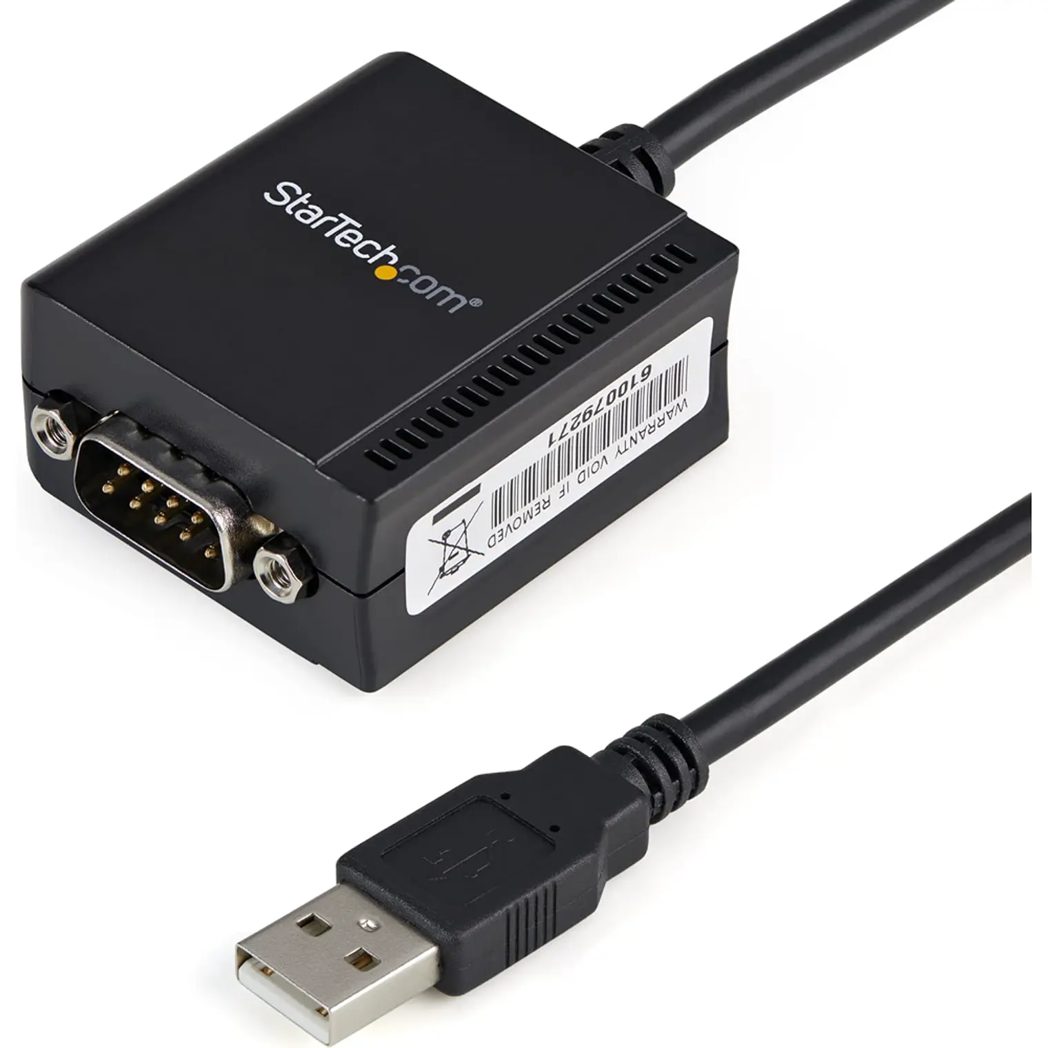Adaptador StarTech USB a Puerto Serial 1.8m RS232 DB9 con Retención COM 1