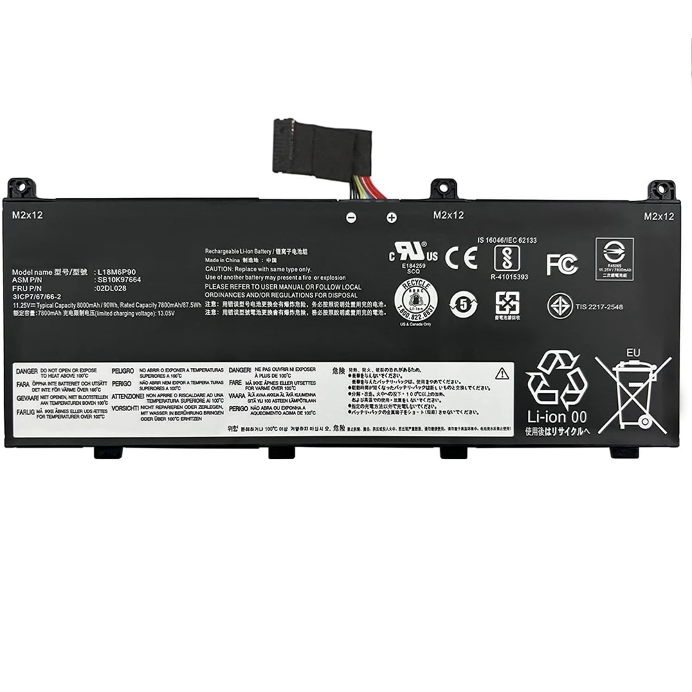 Batería Lenovo P53 L18C6P90 02Dl029 11.25V 90Wh 5B10W13902 L18C6P90 1