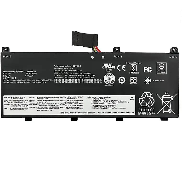 Batería Lenovo P53 L18C6P90 02Dl029 11.25V 90Wh 5B10W13902 L18C6P90 1