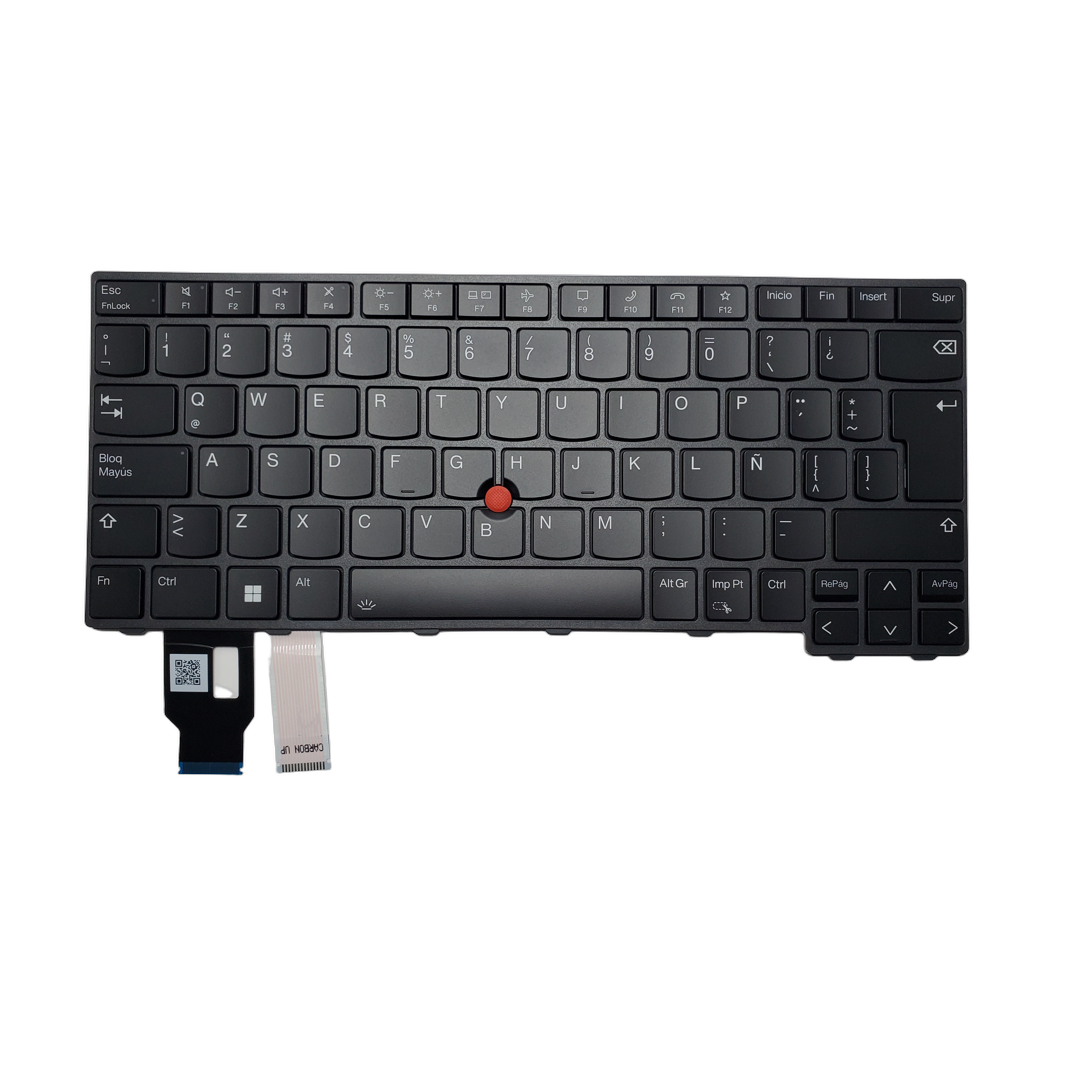 Teclado Lenovo Thinkpad Retroiluminado T14 P14Ss L14 Gen 4 La Sp Black 5N21D68163 1