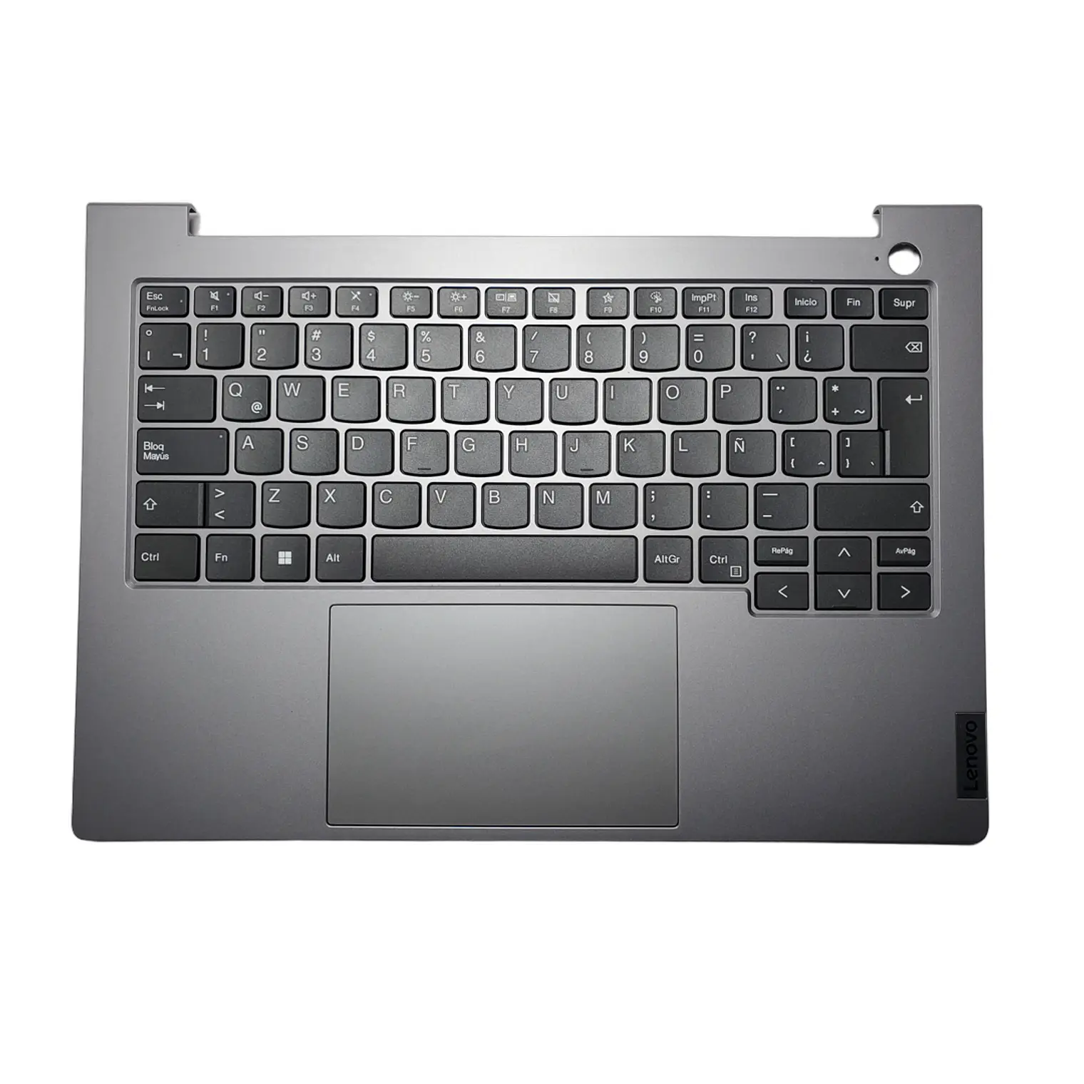Top Cover con Teclado Lenovo Sin Retroiluminación Español Gris Ártico 5CB1M48508 1