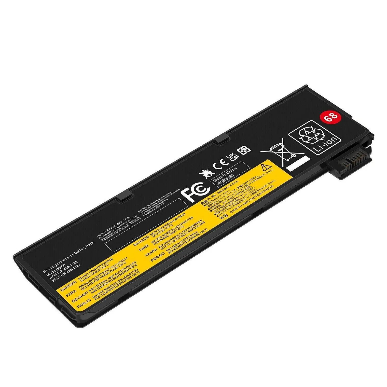 Bateria Lenovo L450 T440s 3 Celdas 11.1V 2060mAh/23Wh 45N1775 1