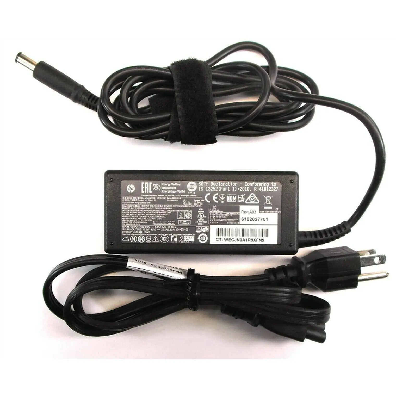 Cargador Original HP 65W 19.5V 3. 693711-001 1
