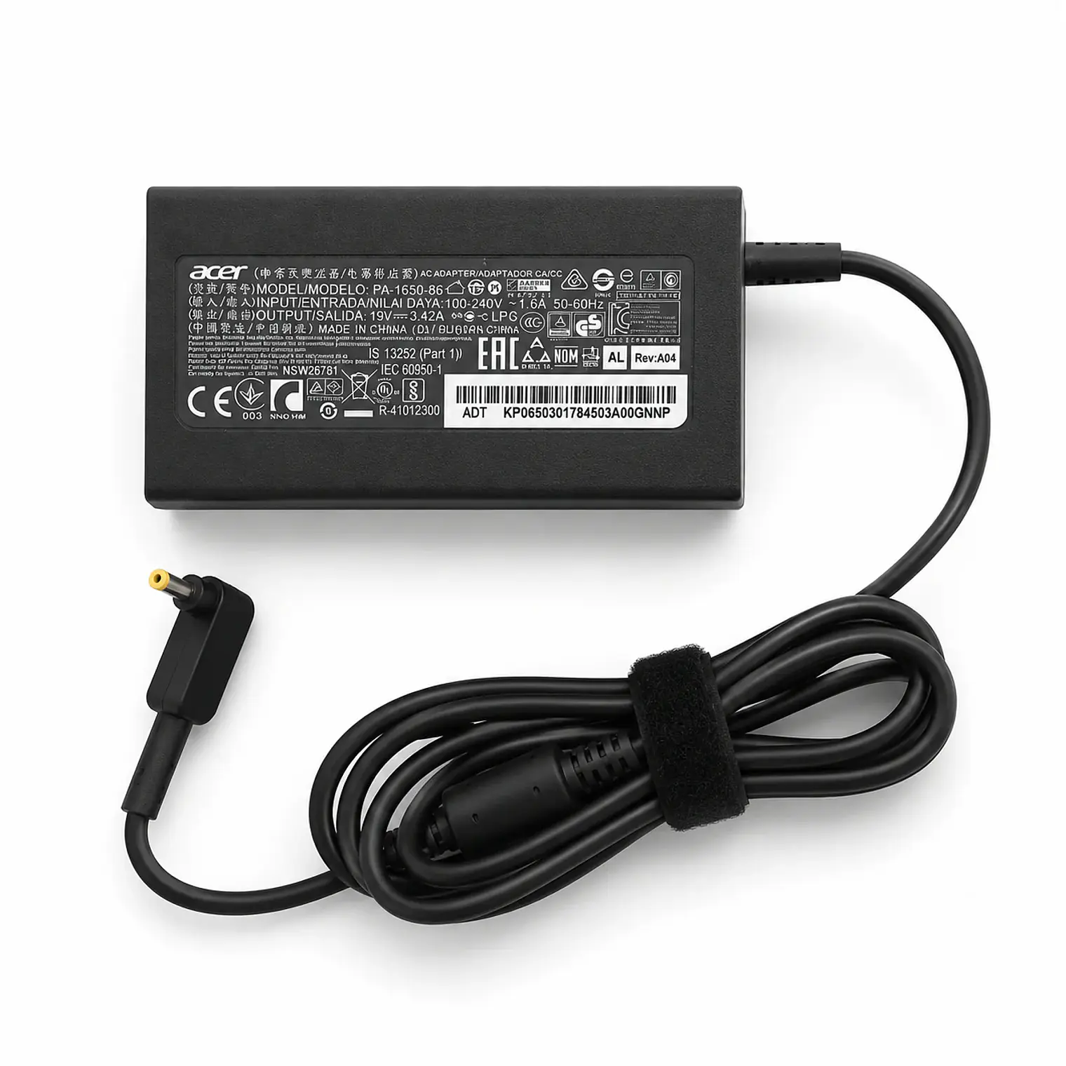 Cargador Acer 65W 19V 3.24A Conector 3.0x1.1mm A11-065N1A 1