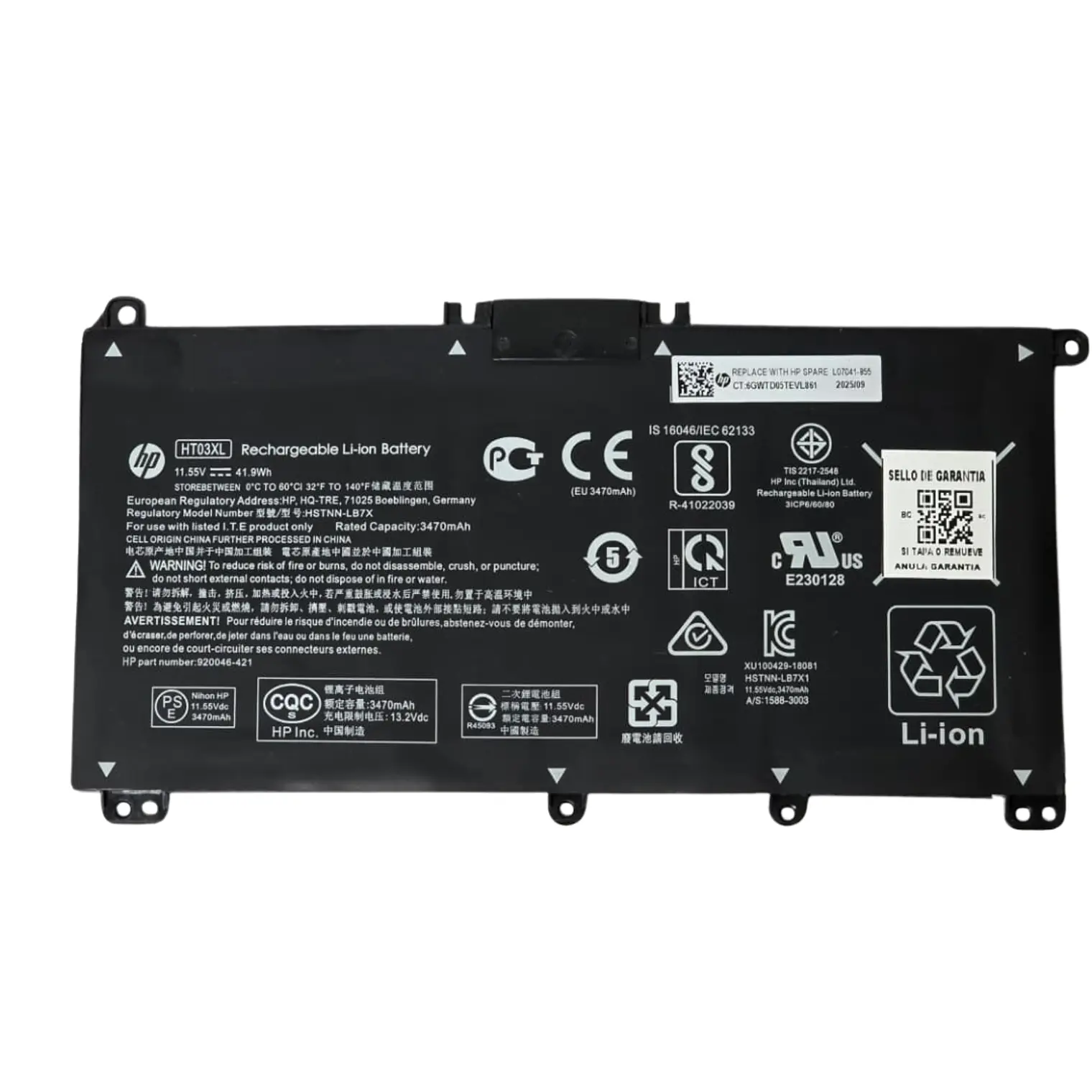 Bateria Original HP 14 -Ce 03 Cel L11119-855 1
